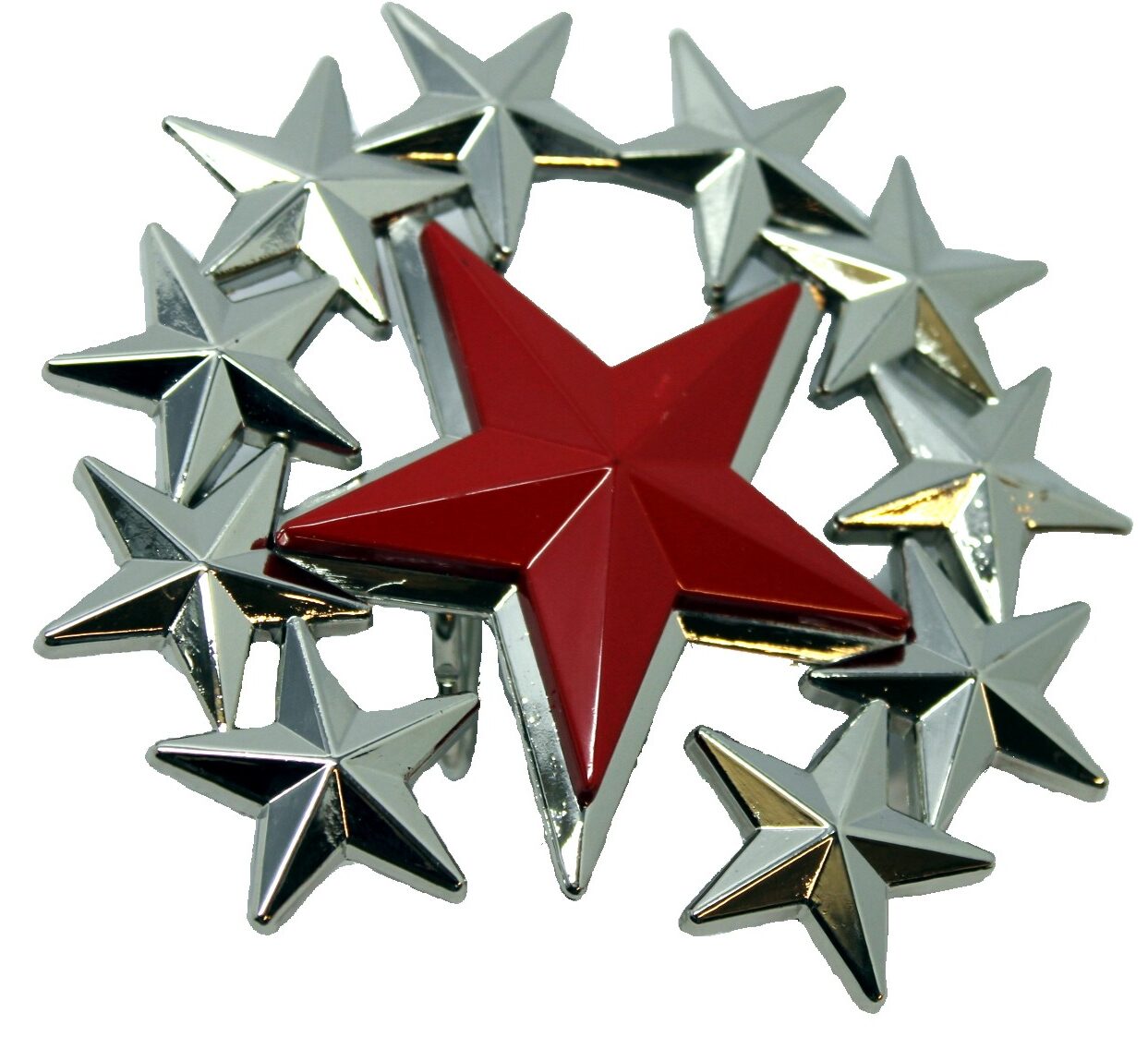 RED STAR - - BELT BUCKLE - Bandwagon